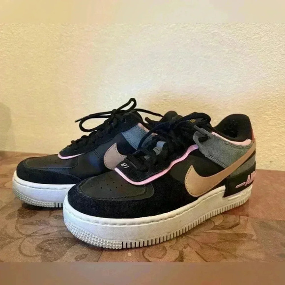 Wmns Air Force 1 Shadow 'Black Light Arctic Pink' - Picture 1 of 7